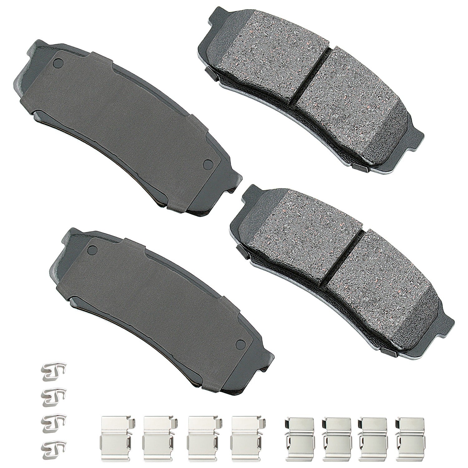 Akebono Brake Corporation ACT606A ProAct Ultra-Premium Rear Brake Pads for Lexus GX 2003-2023
