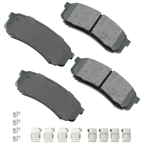 Akebono Brake Corporation ACT606A ProAct Ultra-Premium Rear Brake Pads for Lexus GX 2003-2023