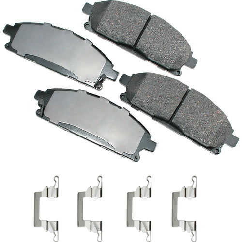 Akebono Brake Corporation ACT691A ProAct Ultra-Premium Front Brake Pads for Acura MDX 2003-2006 and Nissan Quest 2004-2016