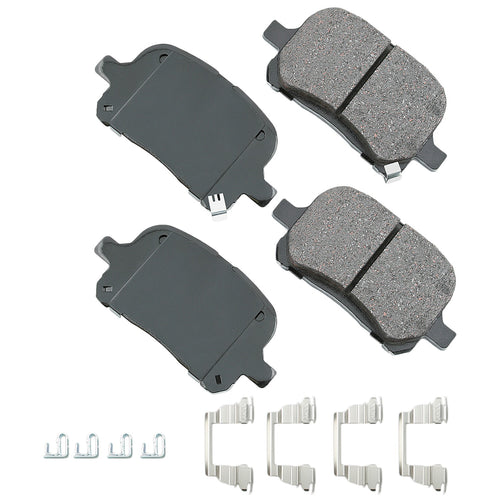 Akebono Brake Corporation ACT707A ProAct Ultra-Premium Front Brake Pads for Lexus ES300, RX300, and Toyota Avalon