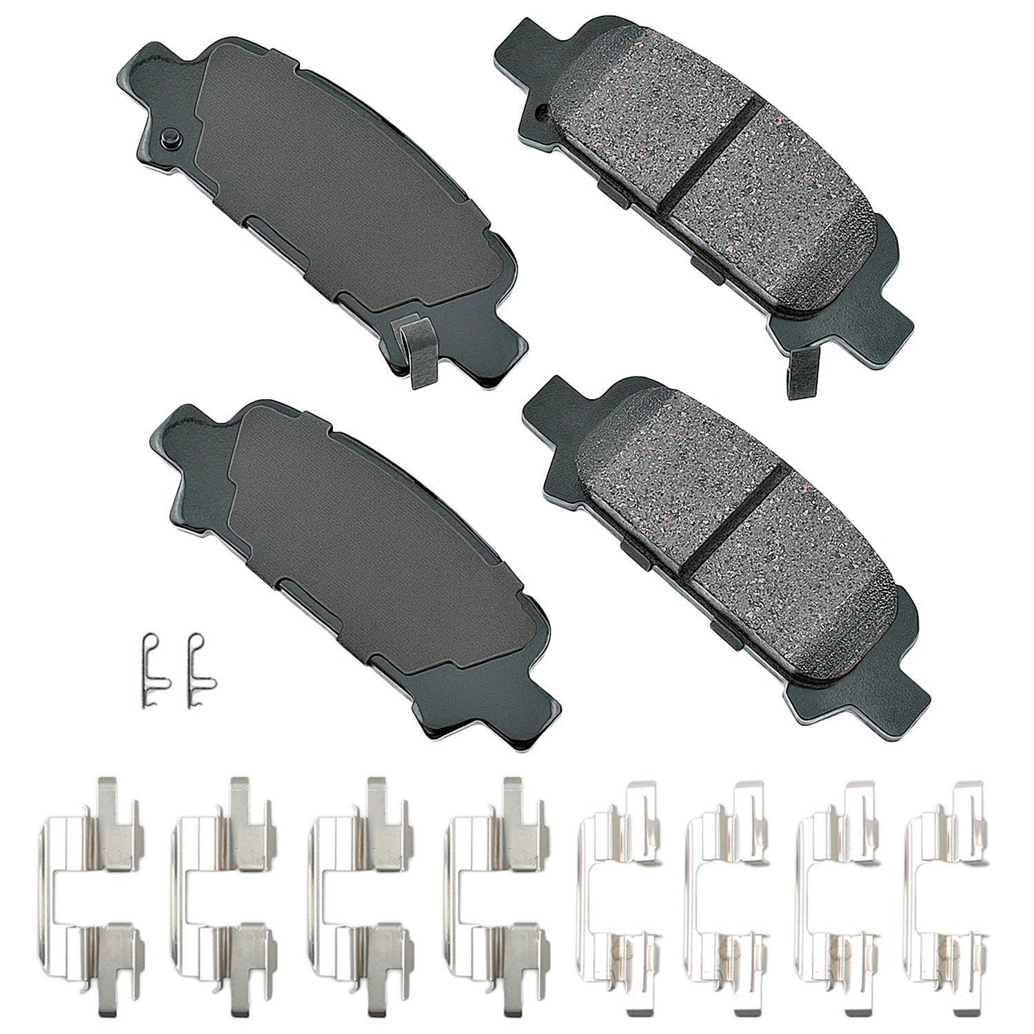 Akebono Brake Corporation ACT770A ProAct Ultra-Premium Rear Brake Pads