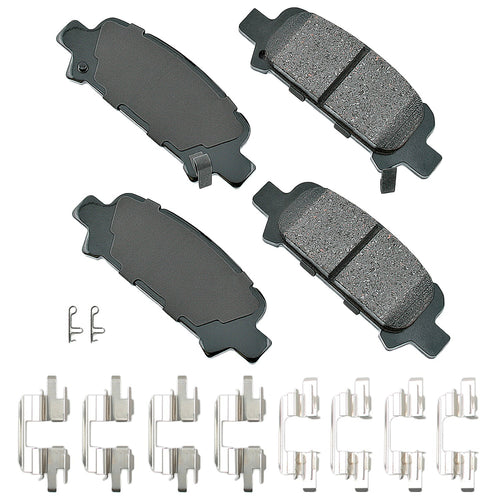 Akebono Brake Corporation ACT770A ProAct Ultra-Premium Rear Brake Pads