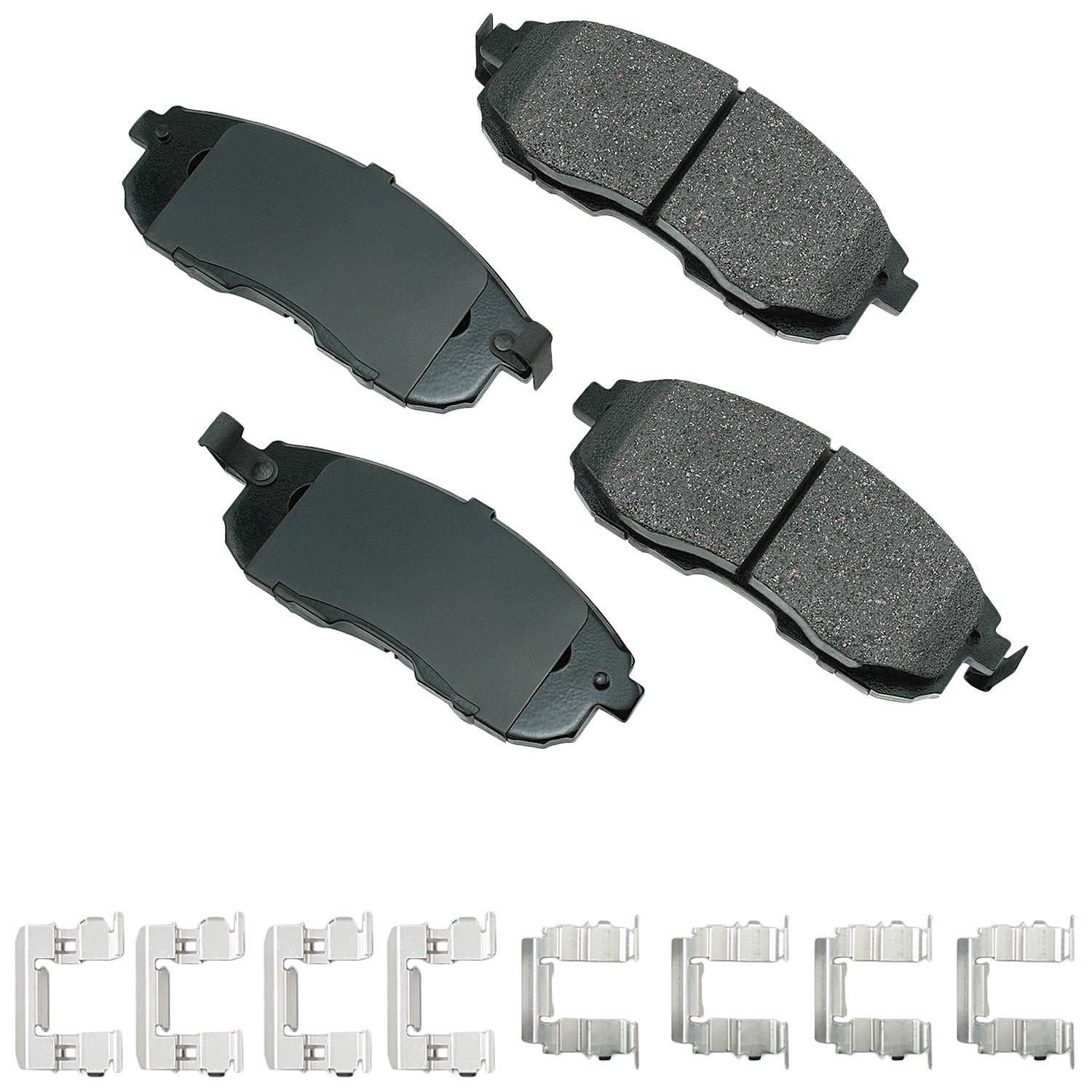 Akebono Brake Corporation ACT815A ProAct Ultra-Premium Front Brake Pads for Infiniti and Nissan