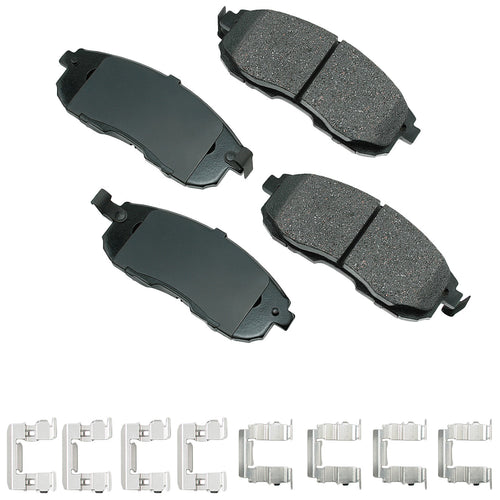Akebono Brake Corporation ACT815A ProAct Ultra-Premium Front Brake Pads for Infiniti and Nissan