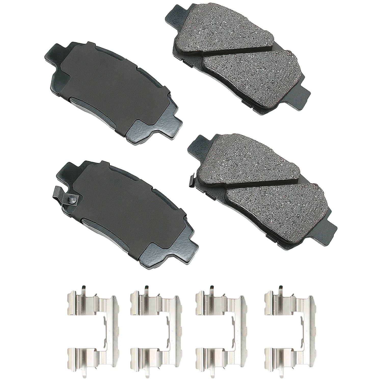 Akebono Brake Corporation ACT822A ProAct Ultra-Premium Front Brake Pads for Scion xA 2004-2006 and Toyota Celica 2000