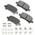 Akebono Brake Corporation ACT828A ProAct Ultra-Premium Rear Brake Pads for Toyota Avalon and Camry Solara 2000-2008