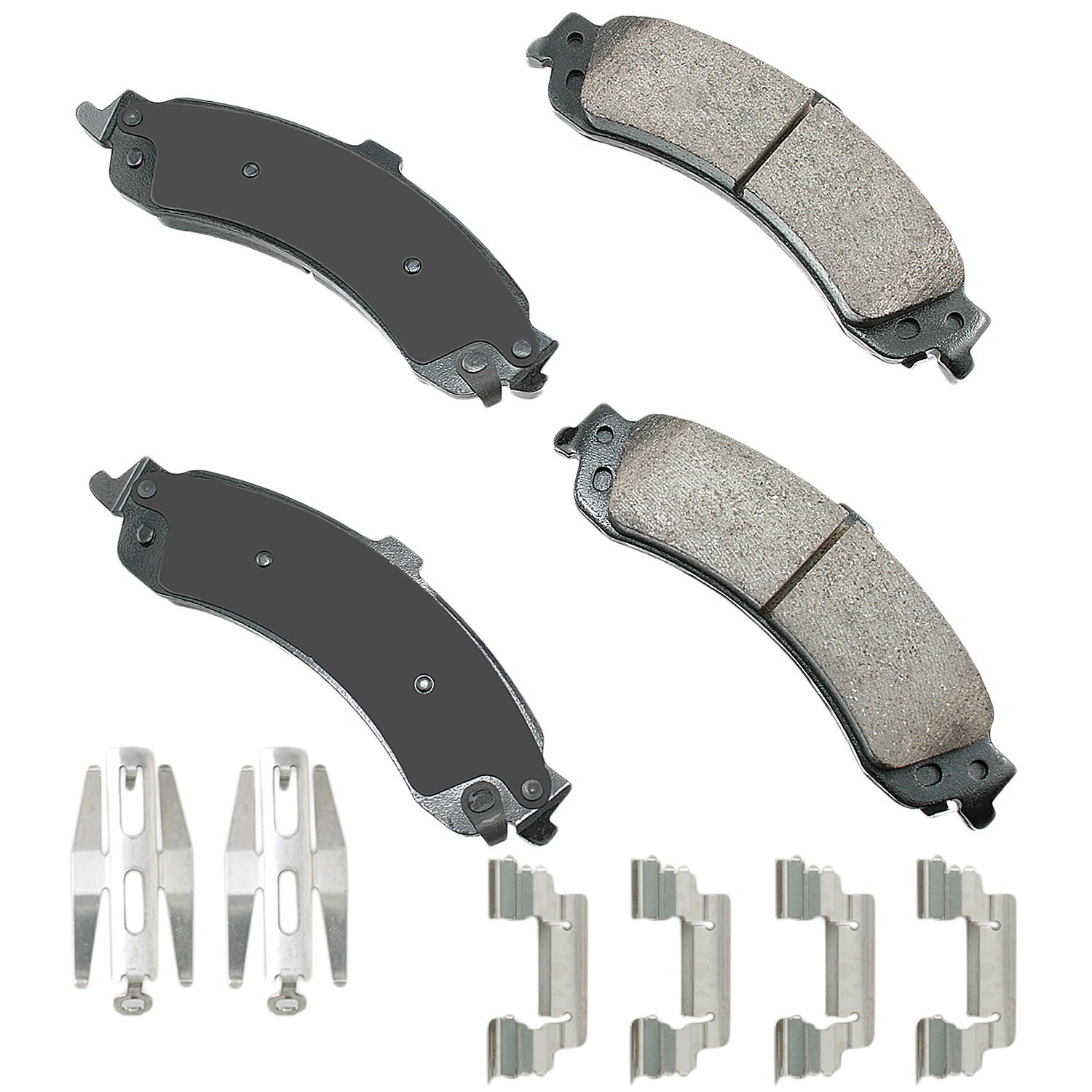 Akebono Brake Corporation ACT834A ProACT Ultra-Premium Rear Brake Pads for GM Fullsize SUVs and Trucks