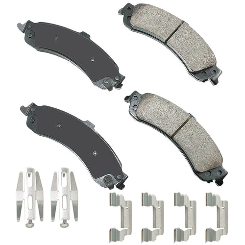 Akebono Brake Corporation ACT834A ProACT Ultra-Premium Rear Brake Pads for GM Fullsize SUVs and Trucks