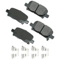 Akebono Brake Corporation ACT865A ProACT Ultra-Premium Rear Brake Pads for Honda and Acura Vehicles