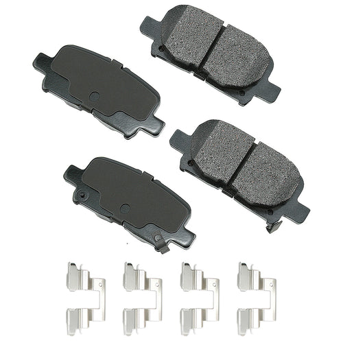 Akebono Brake Corporation ACT865A ProACT Ultra-Premium Rear Brake Pads for Honda and Acura Vehicles