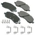 Akebono Brake Corporation ACT866A ProAct Ultra-Premium Front Brake Pads for Chrysler 200 (2011-2014) – 16 mm Thickness