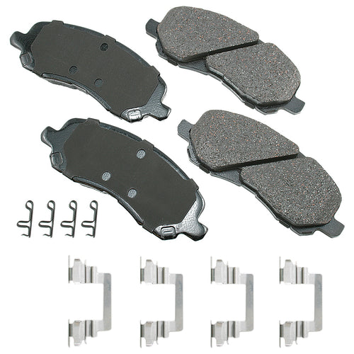 Akebono Brake Corporation ACT866A ProAct Ultra-Premium Front Brake Pads for Chrysler 200 (2011-2014) – 16 mm Thickness