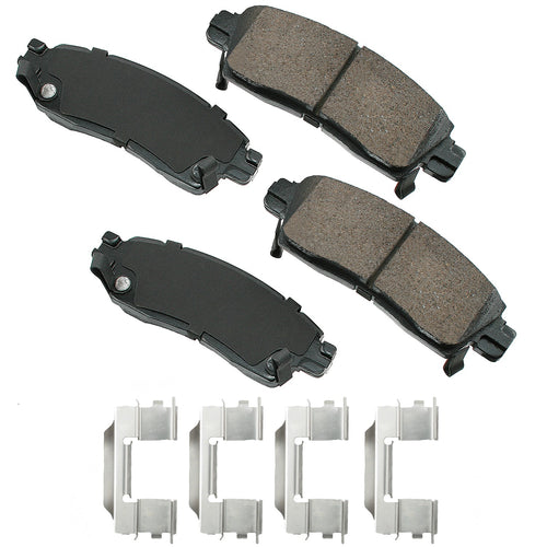 Akebono Brake Corporation ACT883 ProACT Ultra-Premium Rear Brake Pads for Cadillac, Chevrolet, Buick, GMC Vehicles