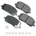 Akebono Brake Corporation ACT884A ProACT Ultra-Premium Front Brake Pads, 18.6 mm Thickness for Toyota Vehicles