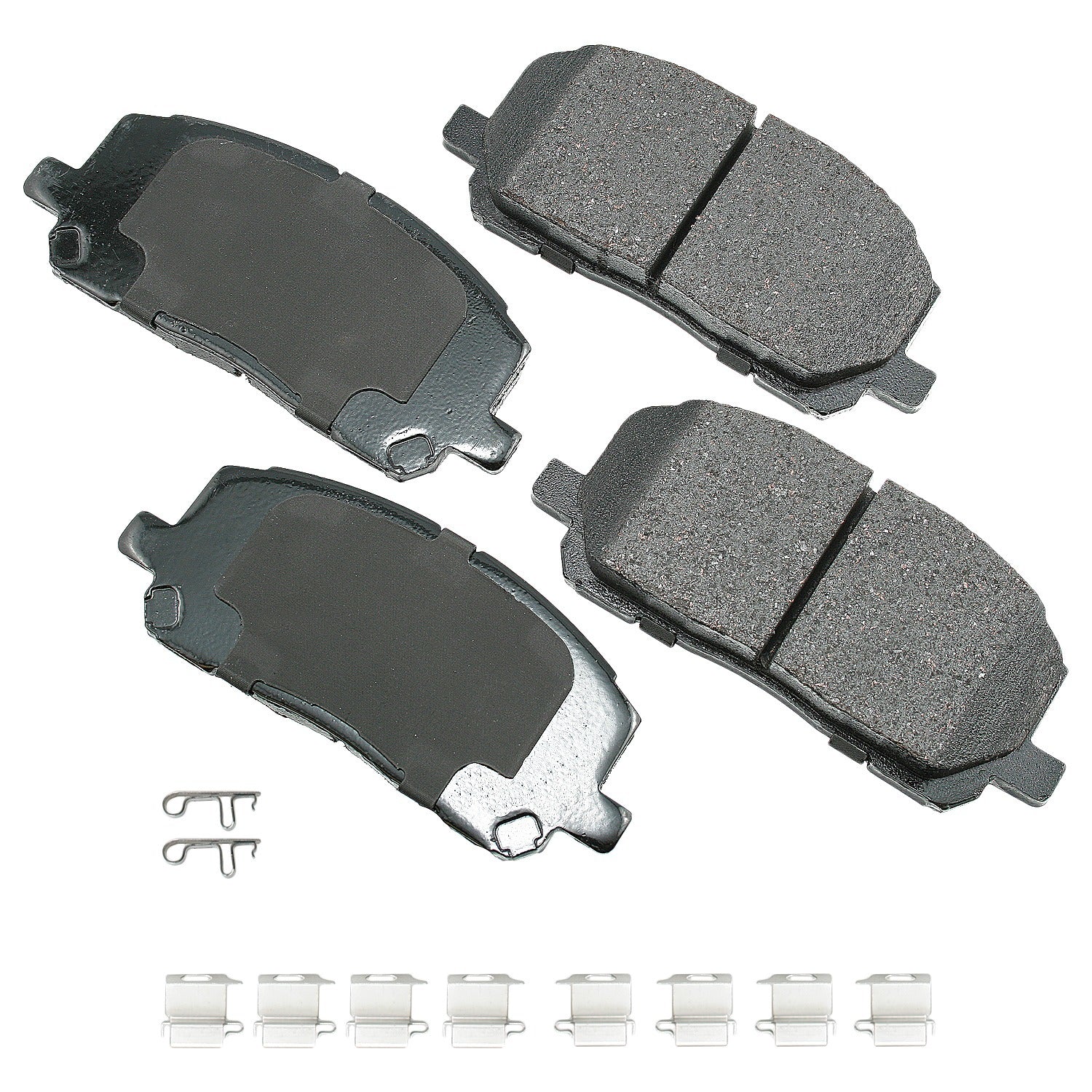 Akebono Brake Corporation ACT884A ProACT Ultra-Premium Front Brake Pads, 18.6 mm Thickness for Toyota Vehicles