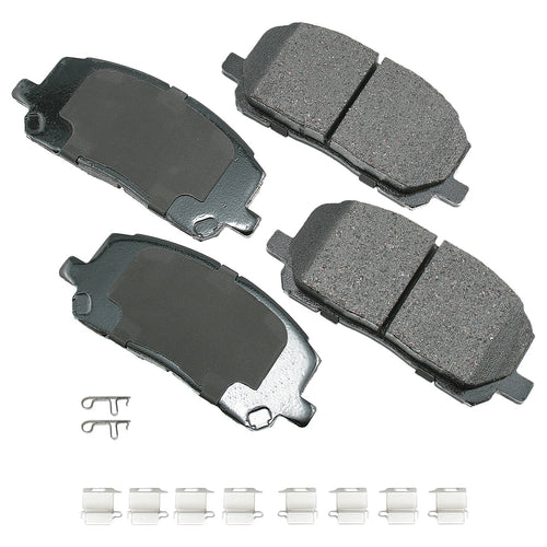 Akebono Brake Corporation ACT884A ProACT Ultra-Premium Front Brake Pads, 18.6 mm Thickness for Toyota Vehicles