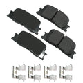 Akebono Brake Corporation ACT885 ProAct Ultra-Premium Rear Brake Pads for Lexus ES 2002-2006 and Toyota Camry 2002-2006