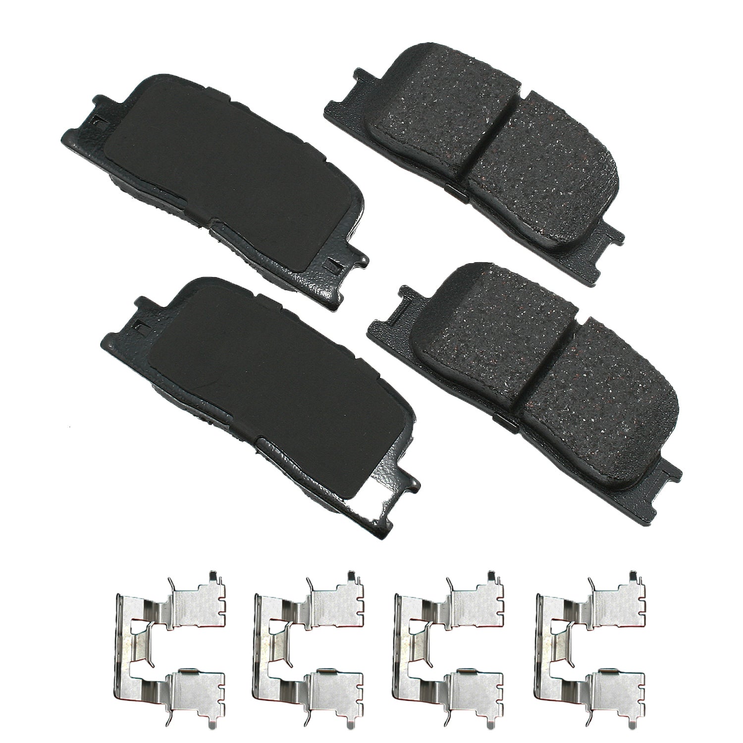 Akebono Brake Corporation ACT885 ProAct Ultra-Premium Rear Brake Pads for Lexus ES 2002-2006 and Toyota Camry 2002-2006
