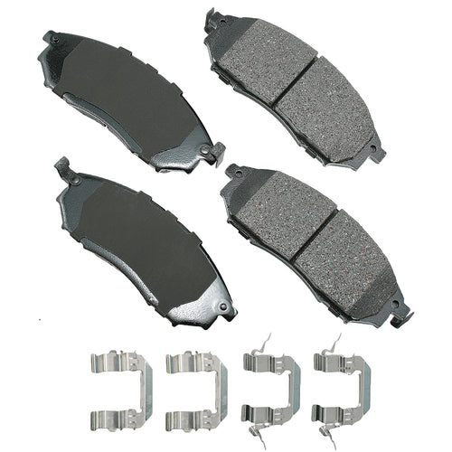 Akebono Brake Corporation ACT888A ProACT Ultra-Premium Front Brake Pads