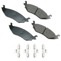 Akebono Brake Corporation ACT898 ProAct Ultra-Premium Rear Brake Pads for Dodge Midsize SUVs and Fullsize Trucks