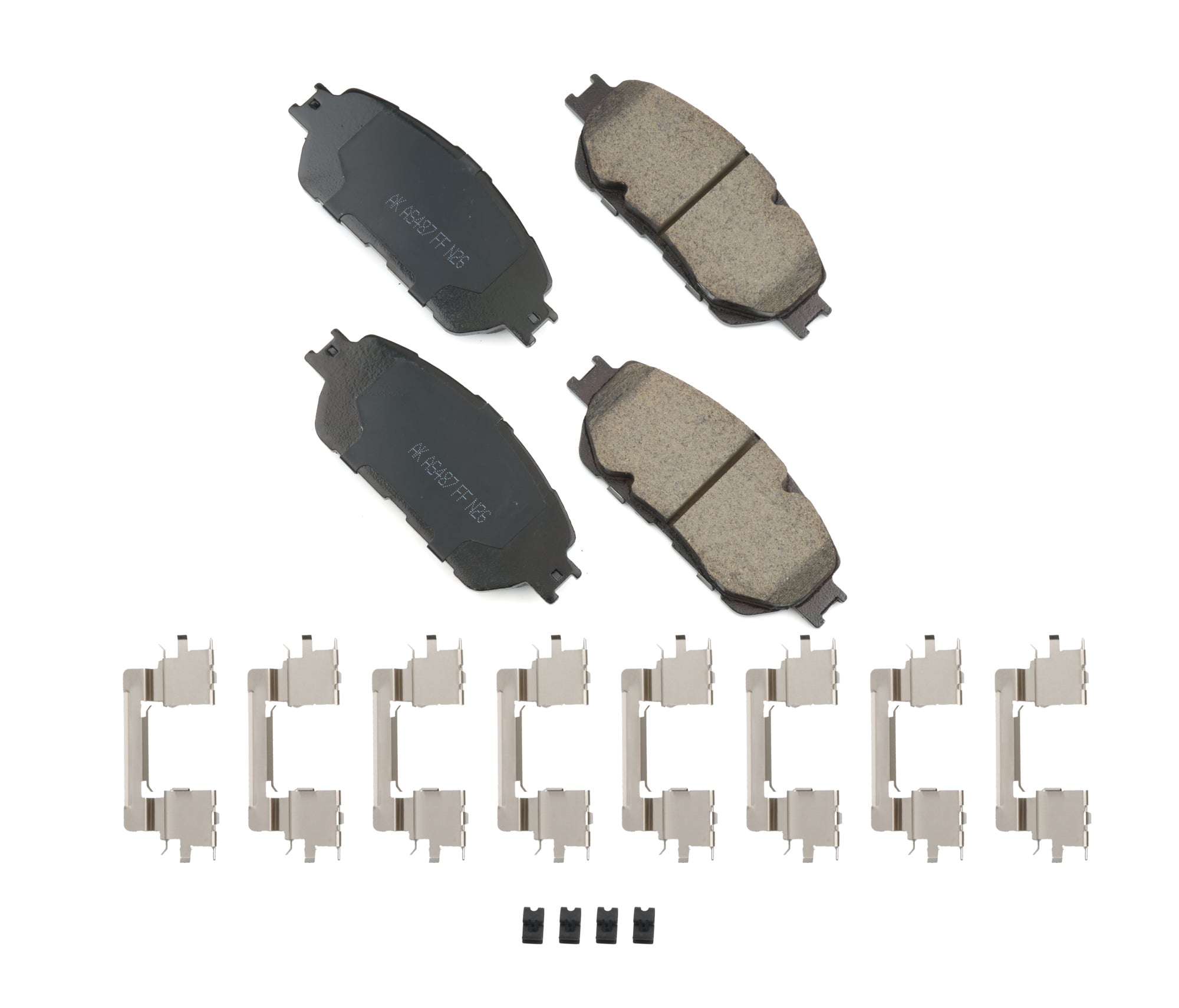Akebono Brake Corporation ACT906B ProAct Ultra-Premium Front Brake Pads for Lexus ES300 and ES330