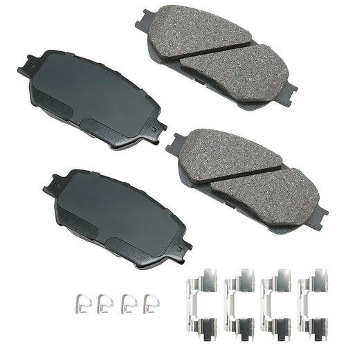 Akebono Brake Corporation ACT908A ProAct Ultra-Premium Front Brake Pads for Toyota Camry 2002-2006