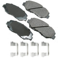 Akebono Brake Corporation ACT914B ProAct Ultra-Premium Front Brake Pads for Honda Pilot 2003-2008