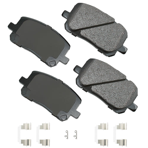 Akebono Brake Corporation ACT923A ProAct Ultra-Premium Front Brake Pads for Pontiac Vibe, Toyota Corolla, Matrix (2003-2008)