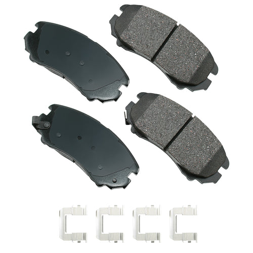 Akebono Brake Corporation ACT924A ProACT Ultra-Premium Front Brake Pads for Cadillac, Chevrolet, Buick, GMC Vehicles