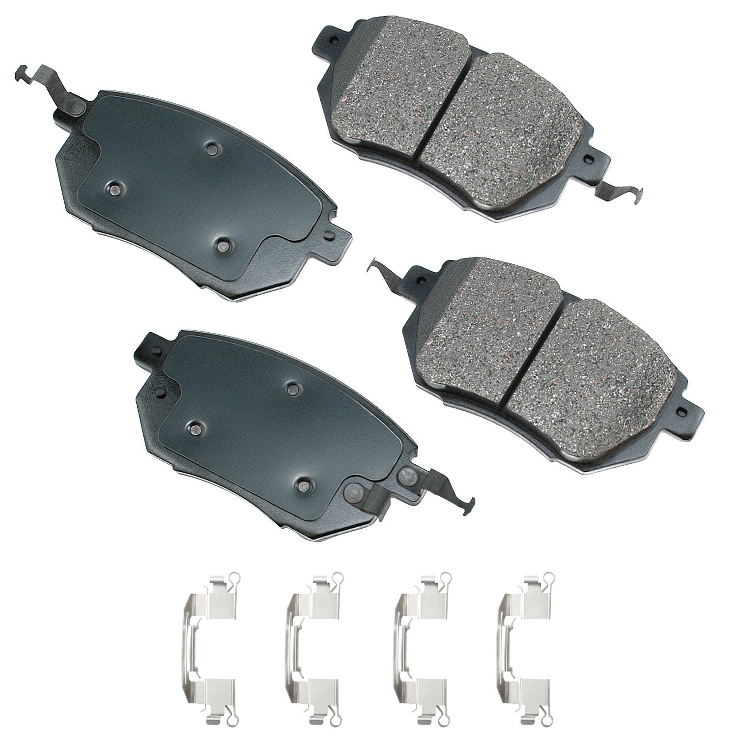Akebono Brake Corporation ACT969A ProAct Ultra-Premium Front Brake Pads for Infiniti FX35 2003-2006