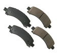 Akebono Brake Corporation ACT974 ProAct Ultra-Premium Rear Brake Pads Set for GM Fullsize SUVs, Trucks, and Vans