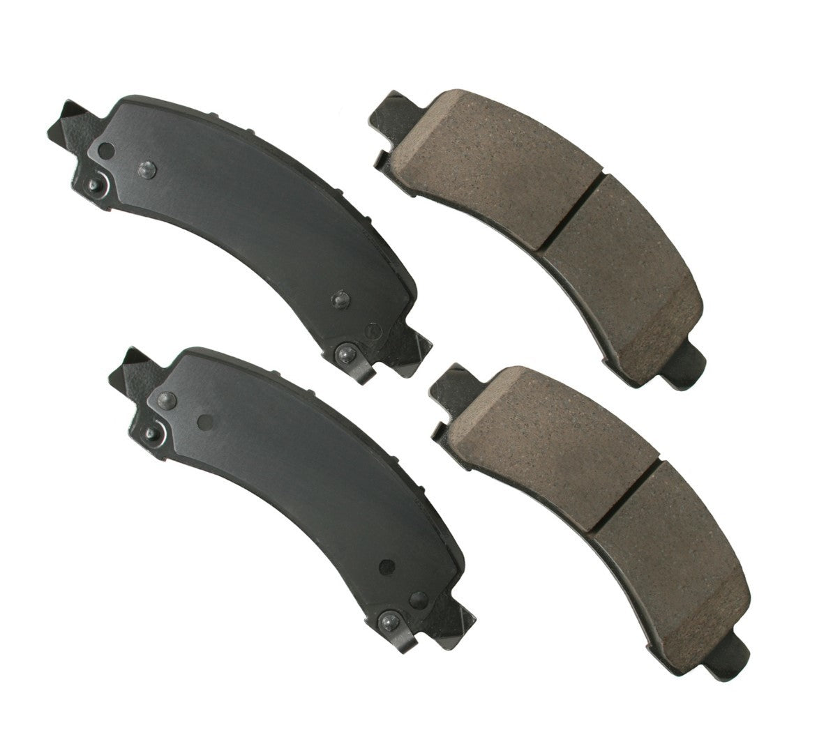 Akebono Brake Corporation ACT974 ProAct Ultra-Premium Rear Brake Pads Set for GM Fullsize SUVs, Trucks, and Vans