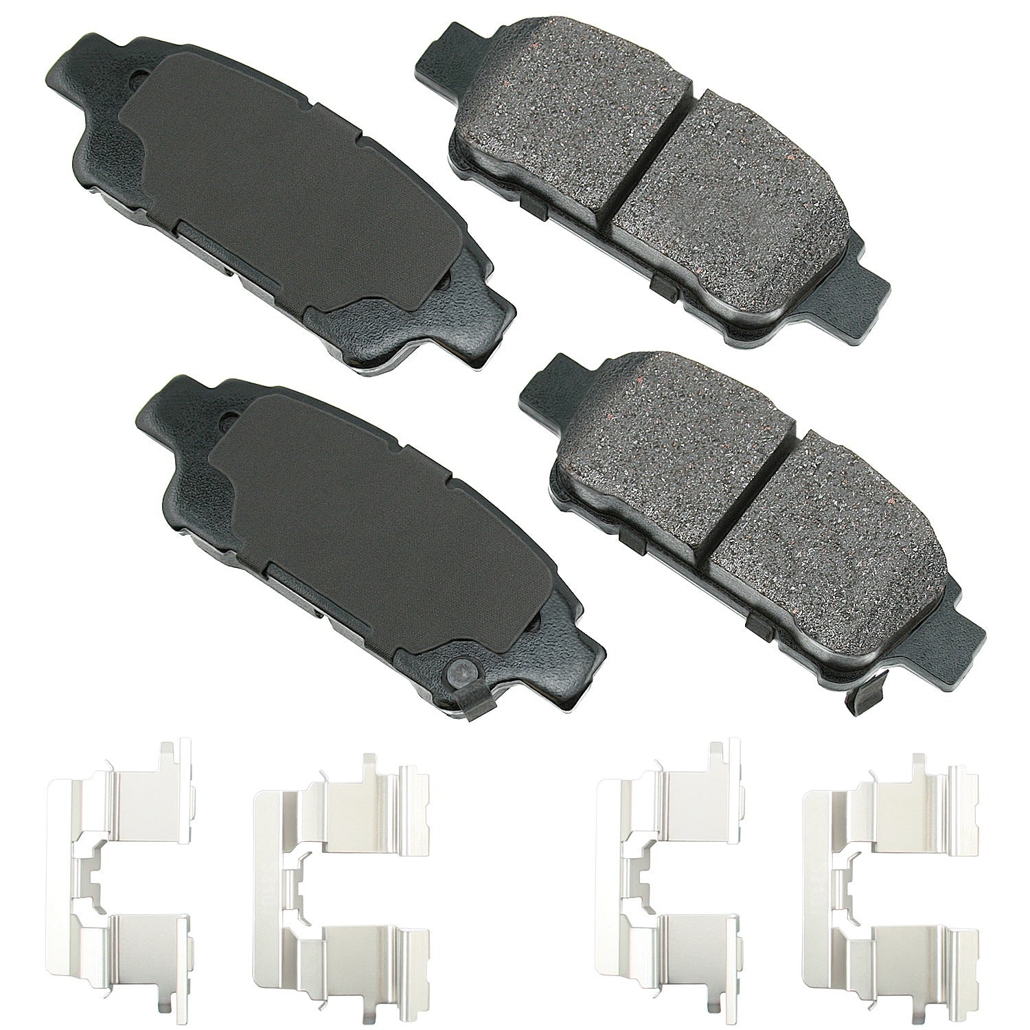 Akebono Brake Corporation ACT995A ProACT Ultra-Premium Rear Brake Pads