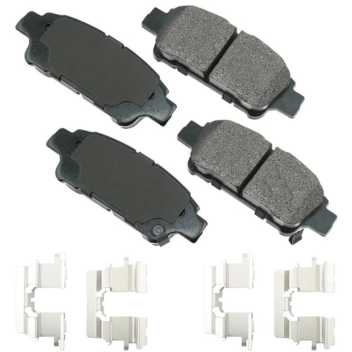 Akebono Brake Corporation ACT995A ProACT Ultra-Premium Rear Brake Pads