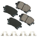 Akebono Brake Corporation EUR1018A Euro Ultra-Premium Rear Brake Pads