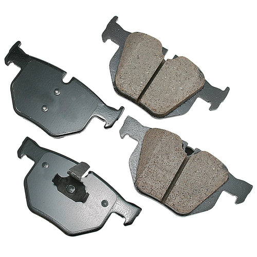 Akebono Brake Corporation EUR1042A Rear Brake Pads for BMW X-Series 2007-2019, 16.3mm Thickness Set of 4