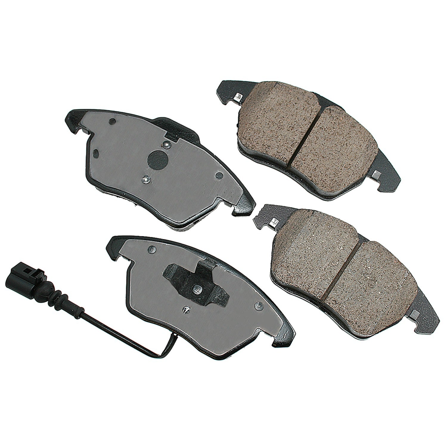 Akebono Brake Corporation EUR1107 Euro Ultra-Premium Front Brake Pads for Audi A3 2006-2013