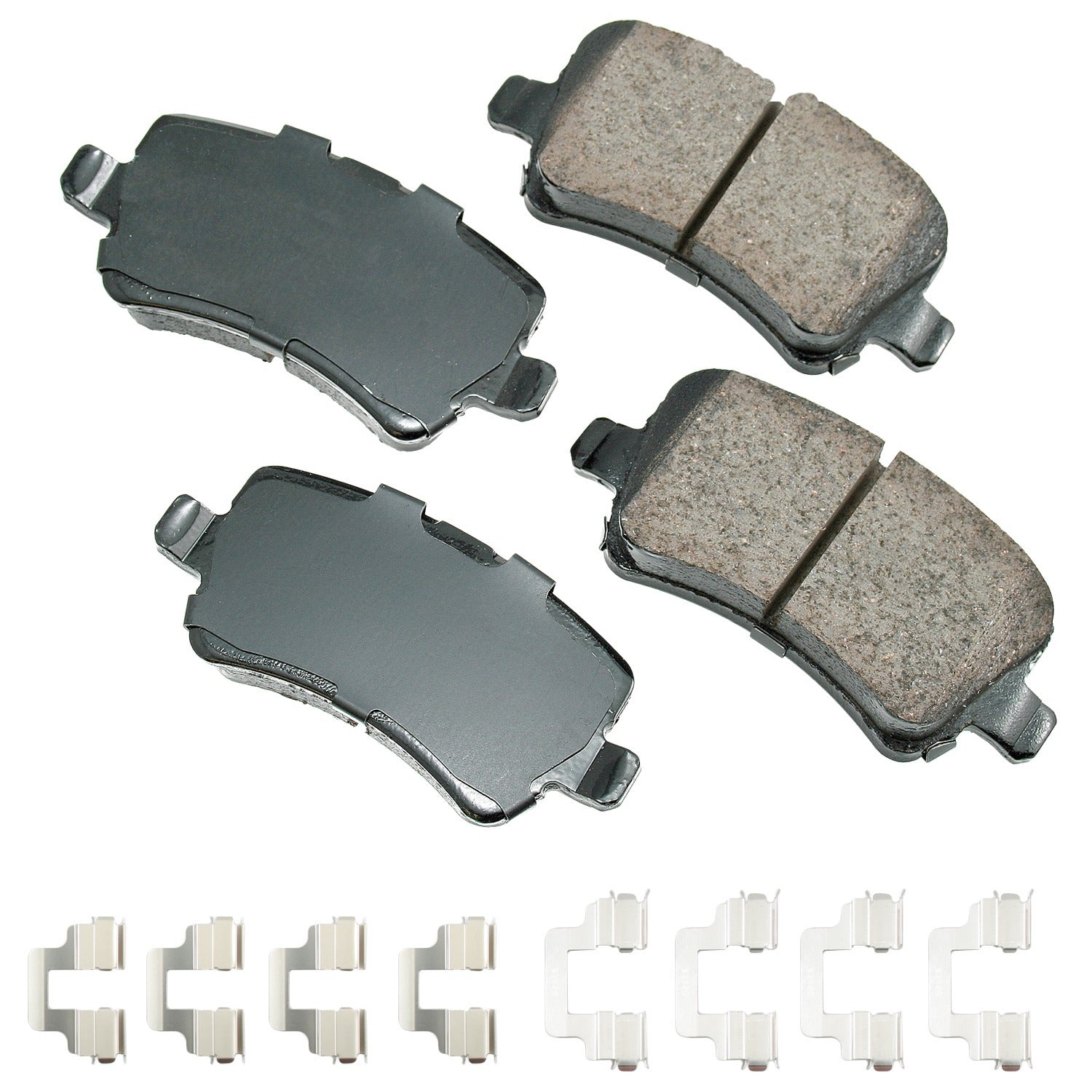Akebono Brake Corporation EUR1307A Euro Ultra-Premium Rear Brake Pads for Land Rover LR2 2012-2015