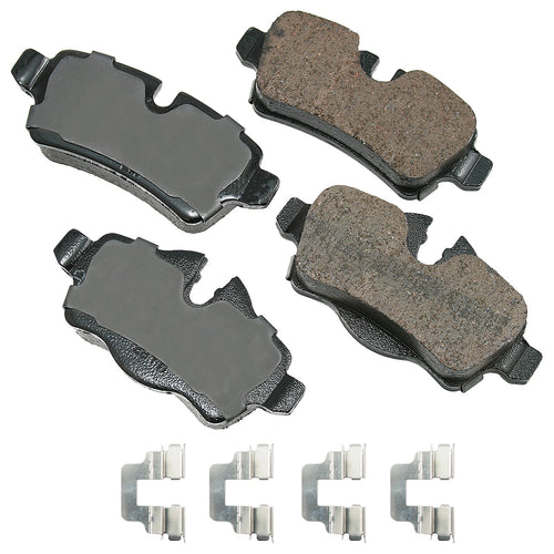 Akebono Brake Corporation EUR1309A Euro Ultra-Premium Rear Brake Pads for Mini Cooper 2008-2015