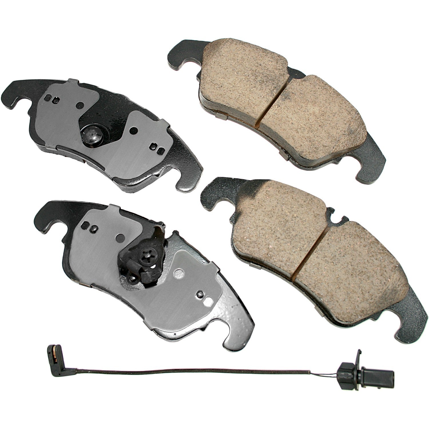 Akebono Brake Corporation EUR1322 Euro Ultra-Premium Front Brake Pads for Audi A4 2008-2017