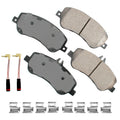 Akebono Brake Corporation EUR1406 Euro Ultra-Premium Front Brake Pads for Mercedes-Benz GLK-Class 2010-2015