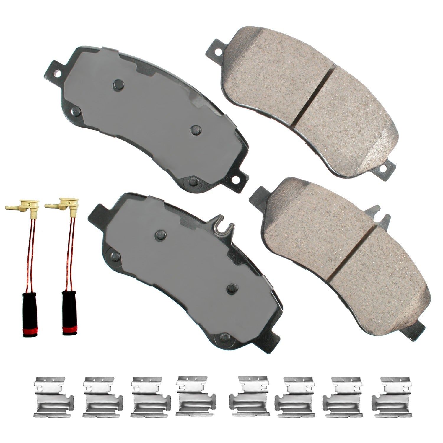 Akebono Brake Corporation EUR1406 Euro Ultra-Premium Front Brake Pads for Mercedes-Benz GLK-Class 2010-2015