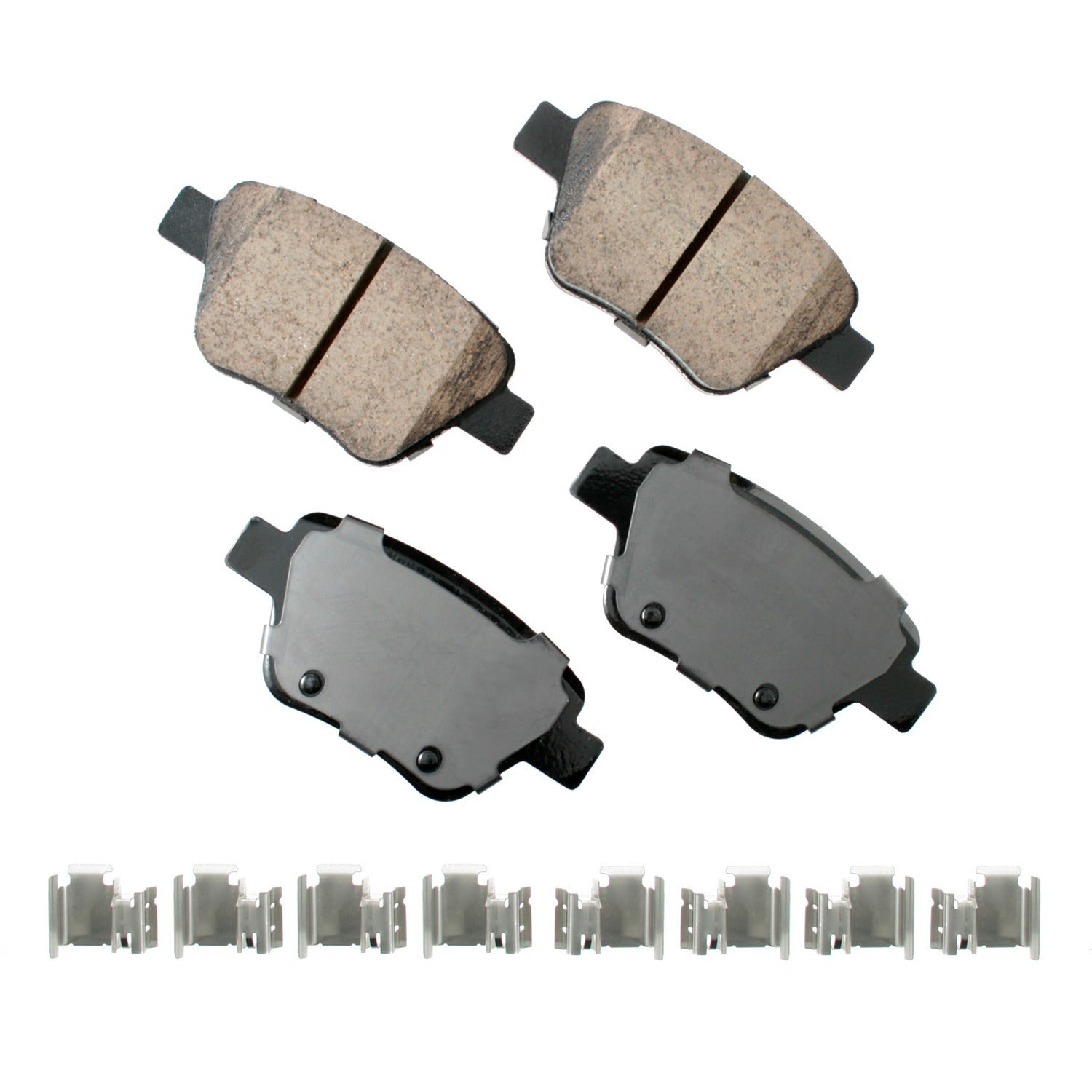 Akebono Brake Corporation EUR1456 Euro Ultra-Premium Rear Brake Pads for Audi Quattro 2010-2013