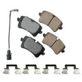 Akebono Brake Corporation EUR1547A Euro Ultra-Premium Rear Brake Pads for Audi and Porsche