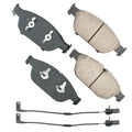 Akebono Brake Corporation EUR1549 Euro Ultra-Premium Front Brake Pads for Audi 2011-2018
