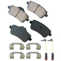 Akebono Brake Corporation EUR1630 Euro Ultra-Premium Rear Brake Pads for Mercedes-Benz GL (2013-2019) - Set of 4