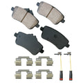 Akebono Brake Corporation EUR1630A Rear Brake Pads for Mercedes-Benz GLE 2016-2019