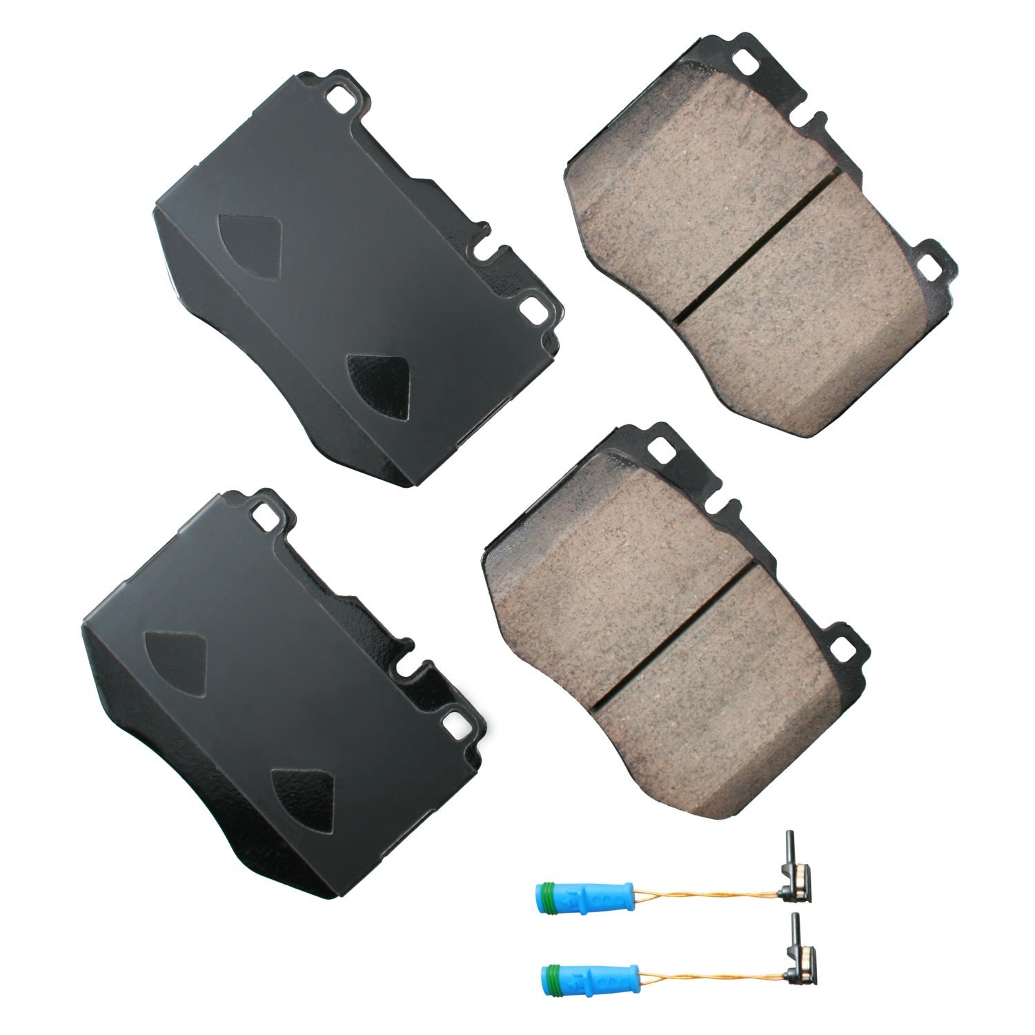 Akebono Brake Corporation EUR1796 Euro Ultra-Premium Brake Pads for Mercedes-Benz C-Class 2015-2023, Front Set of 4