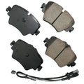 Akebono Brake Corporation EUR1892 Euro Ultra-Premium Front Brake Pads for BMW Compact SUVs and Mini Coopers