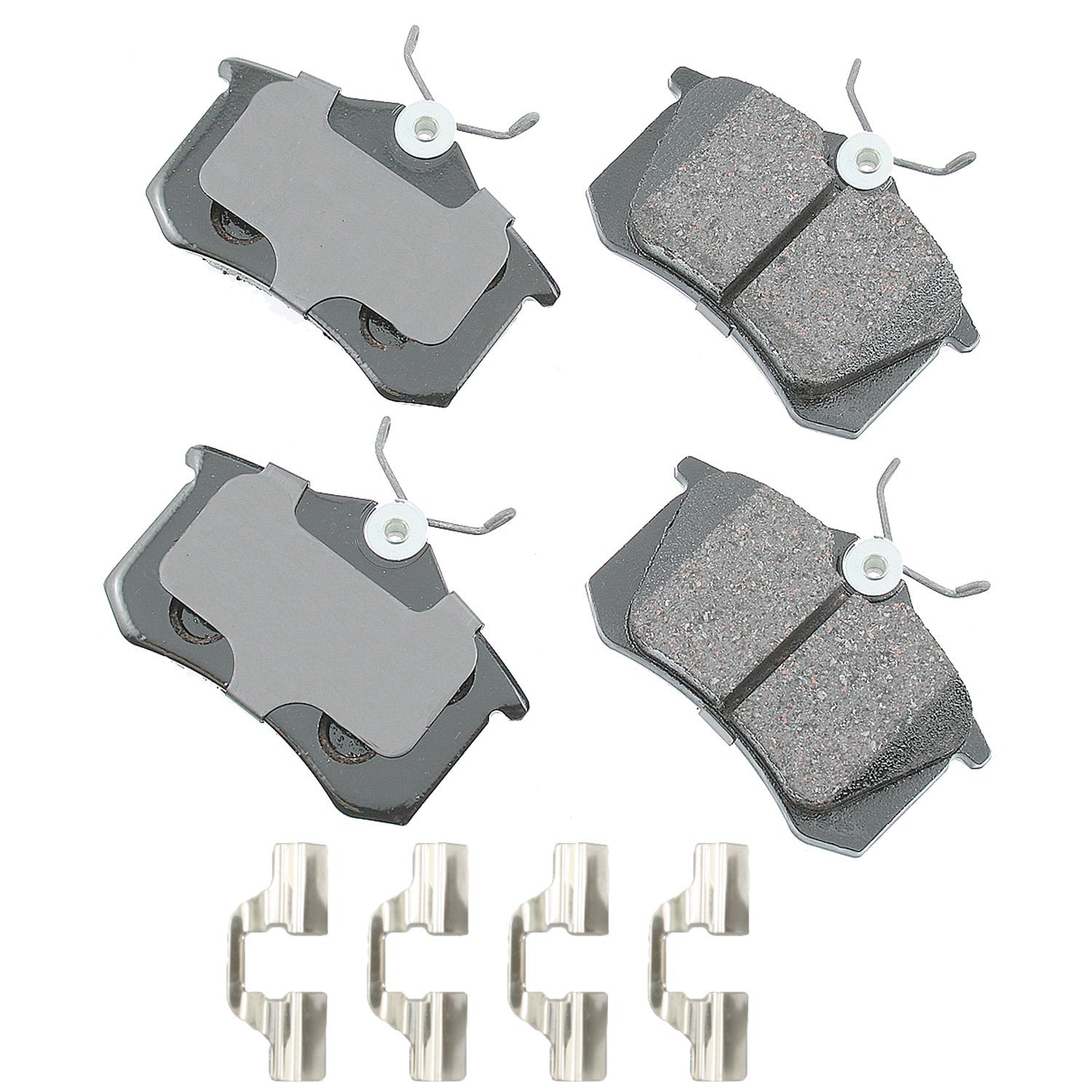 Akebono Brake Corporation EUR340B Euro Ultra-Premium Rear Brake Pads for Audi and Volkswagen